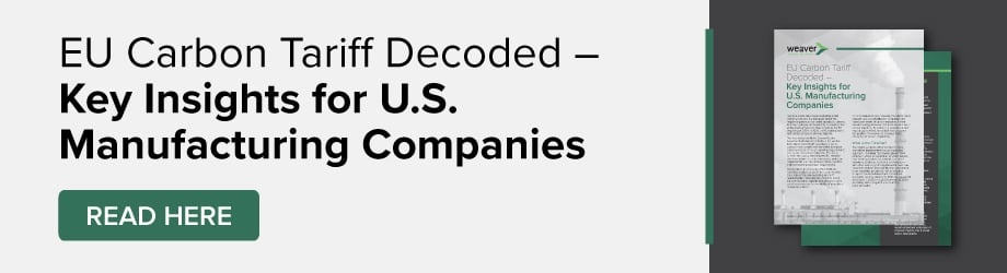 Download Weaver's Roadmap for CBAM Compliance  PDF. 