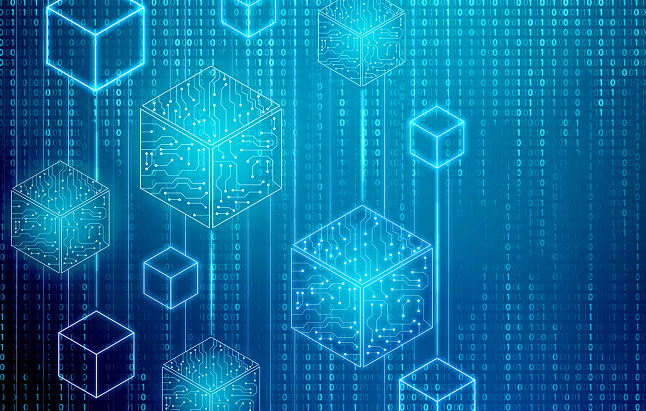 Decentralize Businessman future innovation blockchain technology concept token money bank bitcoin. Safe trust fintech efficiency clouds security crypto digital ai smart contract transaction protection