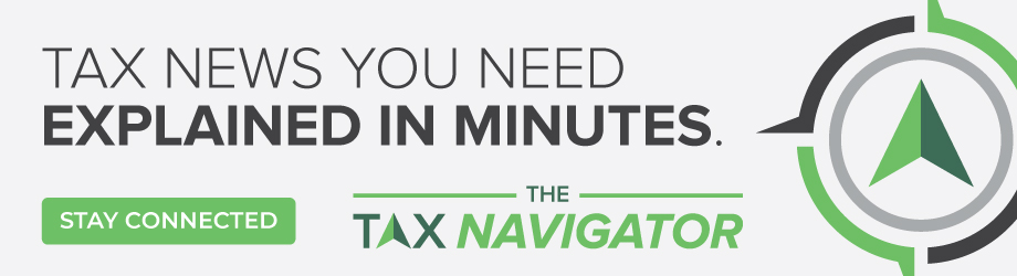 The Tax Navigator banner